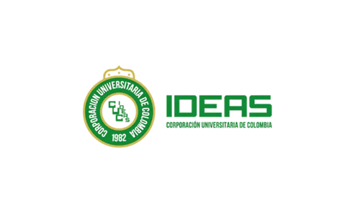 Logo de IDEAS, Corporación Universitaria de Colombia